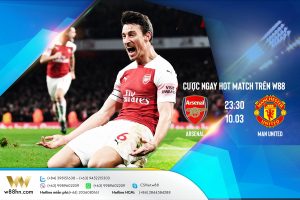 Read more about the article ARSENAL – MAN UNITED 23:30 ngày 10/03 – Dự đoán hay, nhận ngay THẺ GAME từ W88!