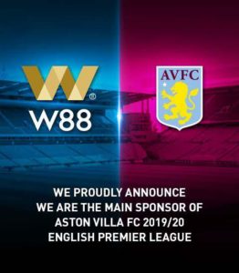 Read more about the article W88 TỰ HÀO LÀ NHÀ TÀI TRỢ CHÍNH THỨC CHO CLB ASTON VILLA NGOẠI HẠNG ANH MÙA GIẢI 2019/2020