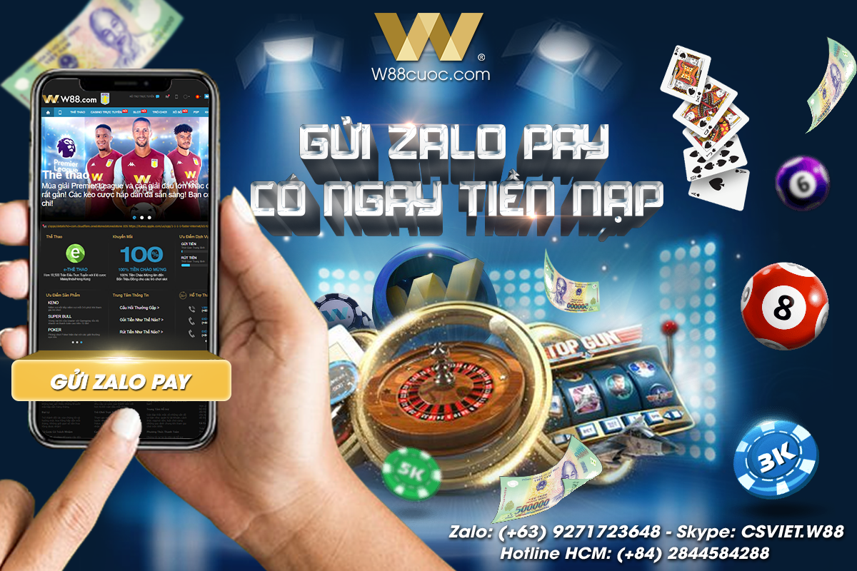 You are currently viewing HƯỚNG DẪN GỬI TIỀN QUA ZALO PAY TẠI W88