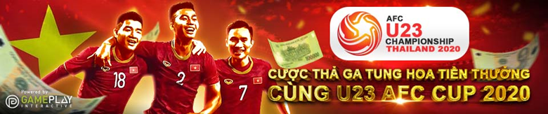 You are currently viewing CƯỢC THẢ GA TUNG HOA TIỀN THƯỞNG CÙNG U23 AFC CUP 2020