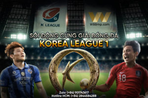 Read more about the article SÔI ĐỘNG CÙNG GIẢI BÓNG ĐÁ KOREA LEAGUE 1