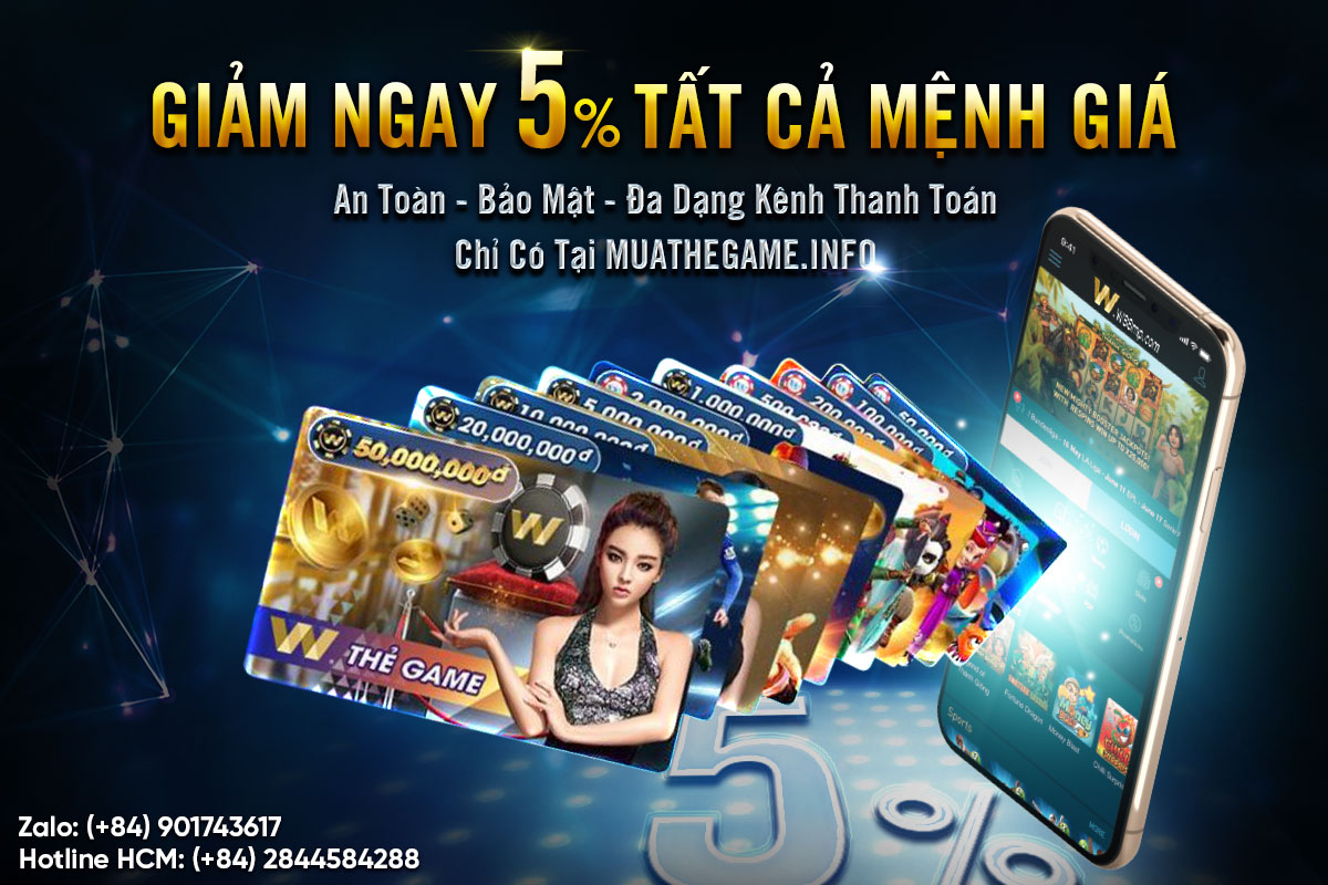 You are currently viewing ƯU ĐÃI: GIẢM NGAY 5% KHI MUA THẺ GAME W88 TẠI MUATHEGAME.INFO