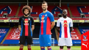 Read more about the article CLB Crystal Palace công bố 3 mẫu áo thi đấu cho mùa giải 2020/21