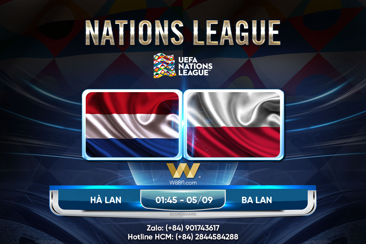 You are currently viewing [W88 MINIGAME] NATIONS LEAGUE | HÀ LAN – BA LAN