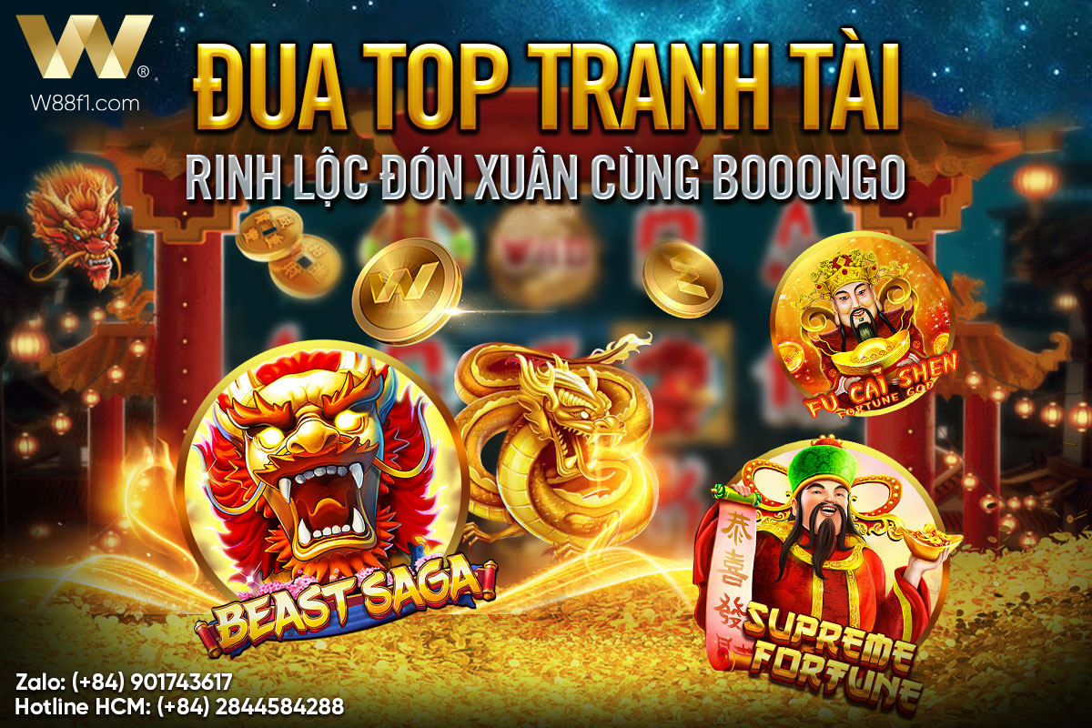 You are currently viewing ĐUA TOP – TRANH TÀI – RINH LỘC ĐÓN XUÂN CÙNG BOOONGO