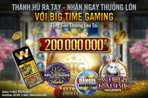 Read more about the article THÁNH HŨ RA TAY – NHẬN NGAY THƯỞNG LỚN VỚI BIG TIME GAMING