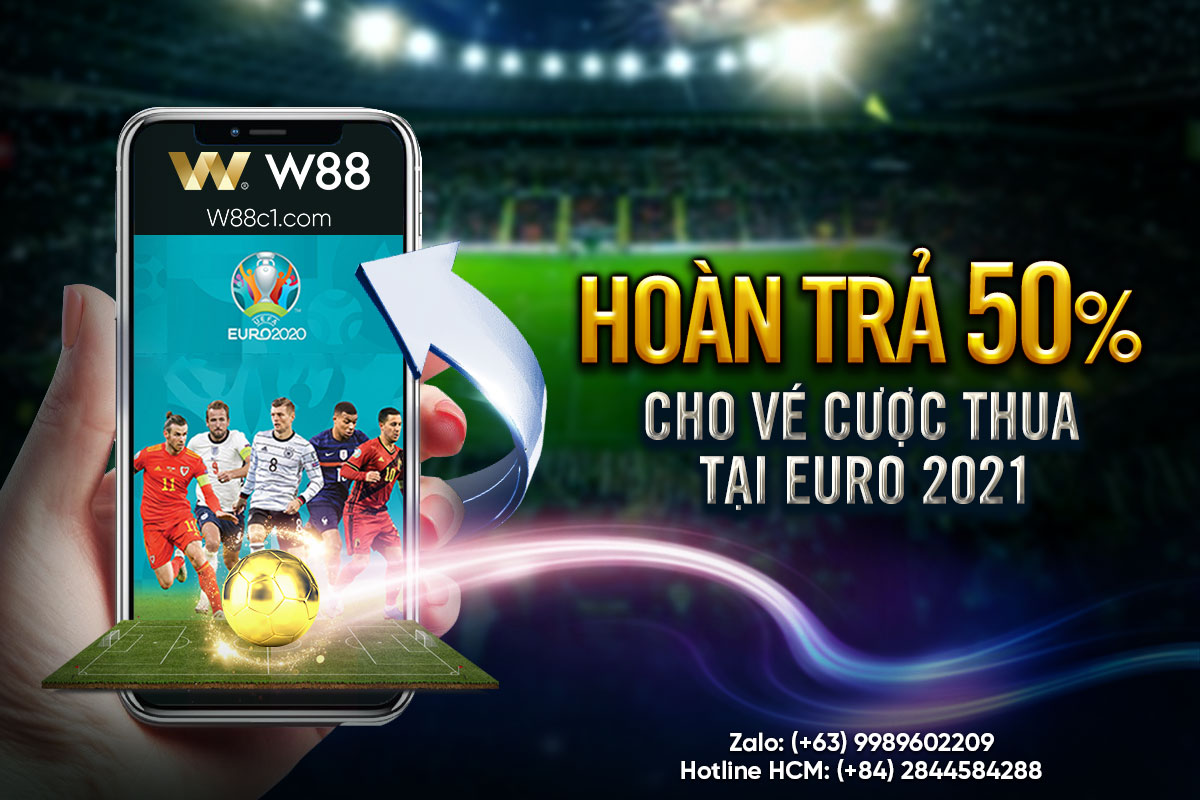 You are currently viewing HOÀN TRẢ 50% CHO VÉ CƯỢC THUA TẠI EURO CUP