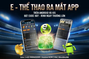 Read more about the article CƯỢC HAY – RINH NGAY THƯỞNG LỚN TẠI APP E – THỂ THAO W88