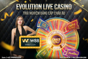 Read more about the article W88 CHÍNH THỨC RA MẮT: LIVE CASINO CLUB EVOLUTION