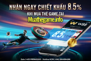 Read more about the article NHẬN NGAY CHIẾT KHẤU LÊN TỚI 8.5% KHI MUA THẺ GAME TẠI MUATHEGAME.INFO