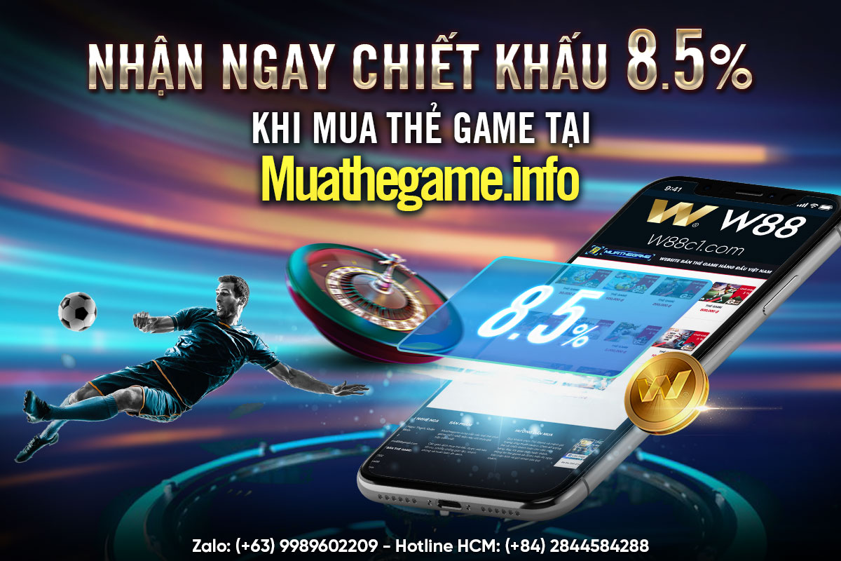 You are currently viewing NHẬN NGAY CHIẾT KHẤU LÊN TỚI 8.5% KHI MUA THẺ GAME TẠI MUATHEGAME.INFO