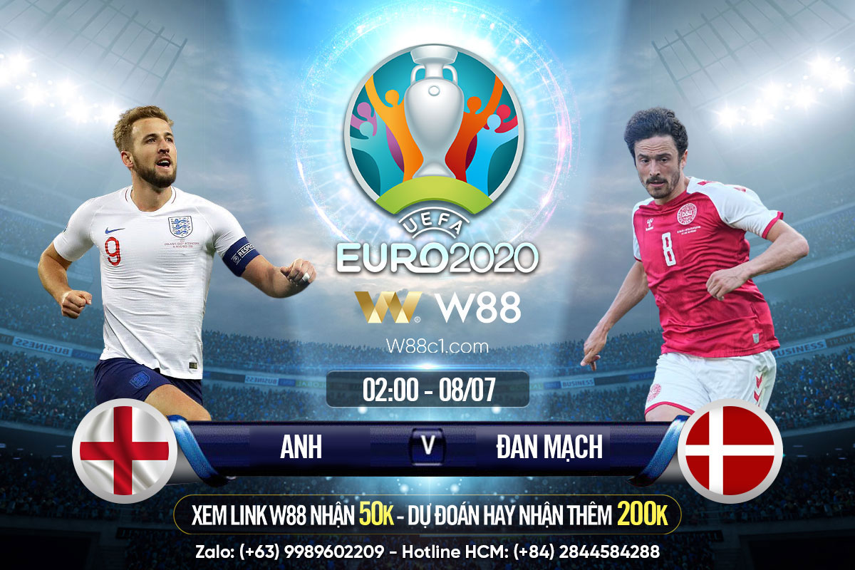 You are currently viewing [W88 – MINIGAME] ANH – ĐAN MẠCH | EURO 2020 | TẤM VÉ CUỐI CÙNG