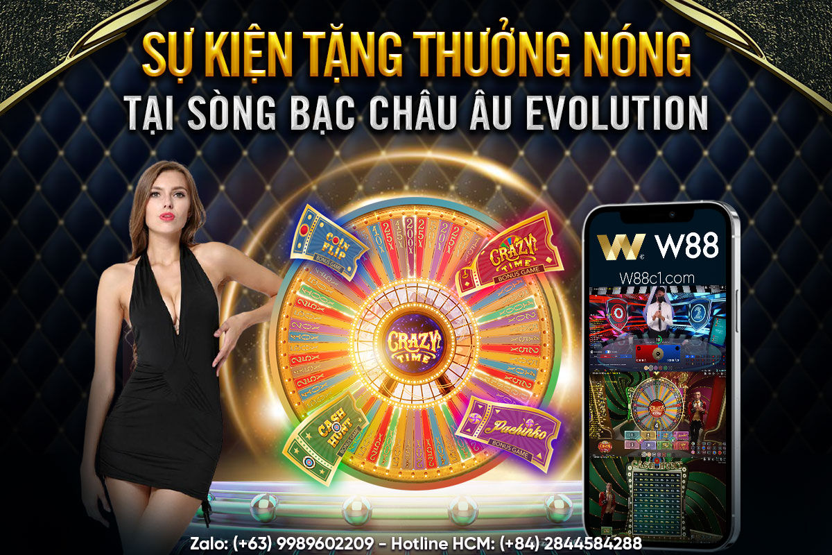 You are currently viewing SỰ KIỆN TẶNG THƯỞNG NÓNG TẠI SÒNG BẠC CHÂU ÂU EVOLUTION