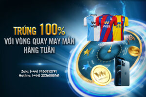 Read more about the article TRÚNG 100% VỚI VÒNG QUAY MAY MẮN HÀNG TUẦN