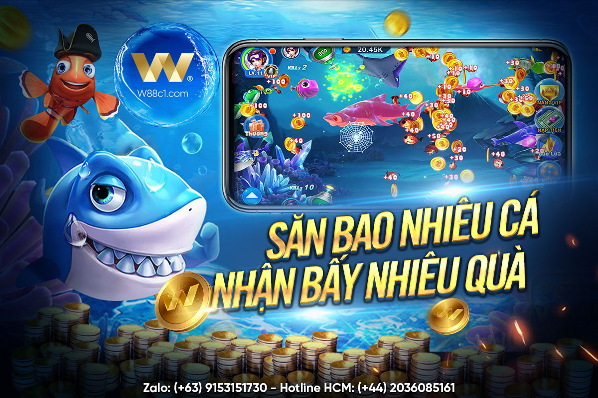 You are currently viewing SĂN BAO NHIÊU CÁ – NHẬN BẤY NHIÊU QUÀ CÙNG THẾ GIỚI BẮN CÁ W88