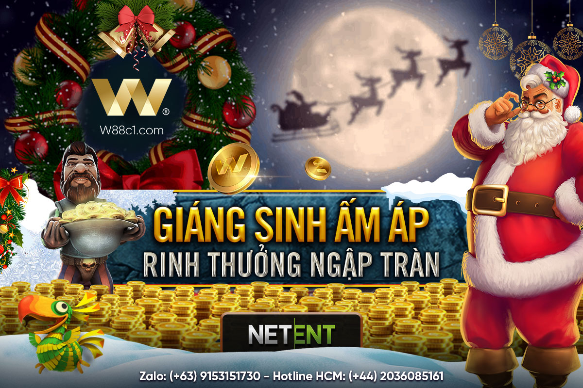 You are currently viewing GIÁNG SINH ẤM ÁP – RINH THƯỞNG NGẬP TRÀN VỚI SLOT NETENT W88