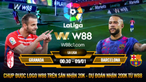 Read more about the article [W88 – MINIGAME] GRANADA – BARCELONA | LA LIGA | CUỘC ĐUA TOP 4