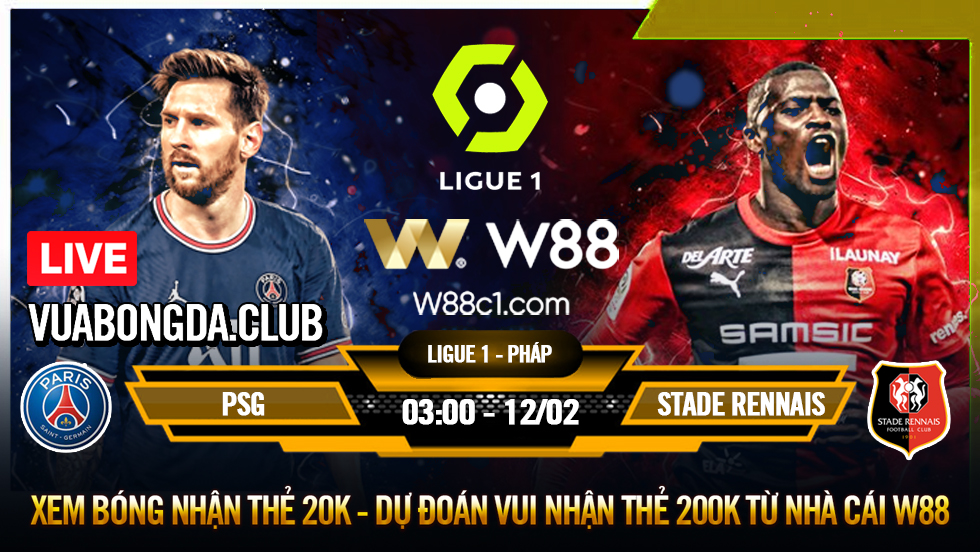 You are currently viewing [W88 – MINIGAME] PSG – RENNAIS | LIGUE 1 | KHI PARIS KHÔNG LÃNG MẠN