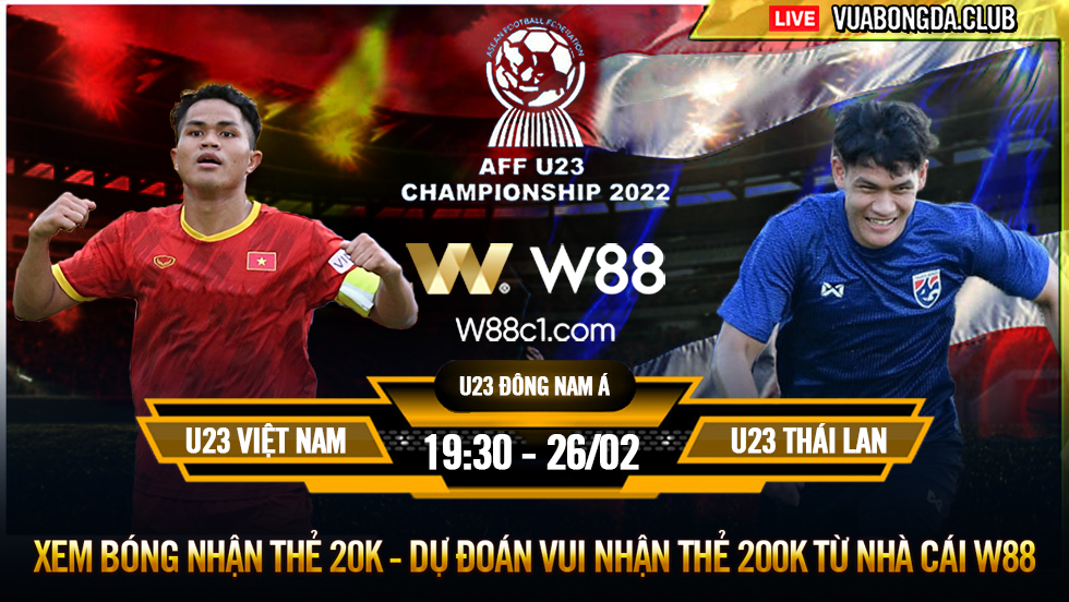 You are currently viewing [W88 – MINIGAME] VIỆT NAM – THÁI LAN | CHUNG KẾT U23 ĐNÁ | HÀNH TRÌNH CÓ 1 KHÔNG 2