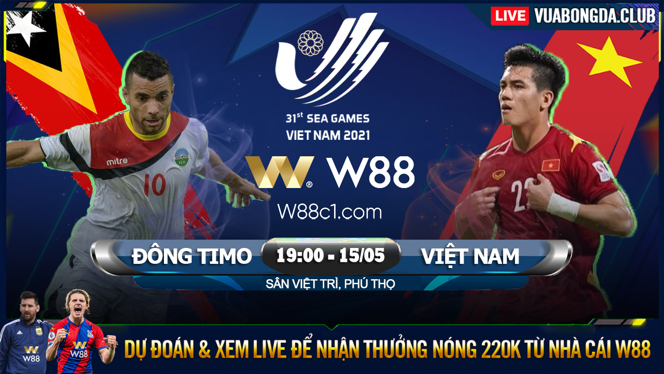 You are currently viewing [W88 – MINIGAME] U23 VIỆT NAM – U23 ĐÔNG TIMOR | SEAGAMES 31 | CHIẾN THẮNG ĐẬM ĐÀ