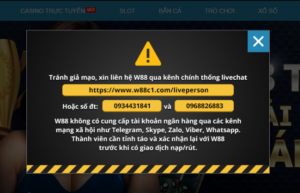 Read more about the article [CẢNH BÁO] GIẢ MẠO HỖ TRỢ W88 ĐỂ LỪA TIỀN THÀNH VIÊN QUA MẠNG XÃ HỘI