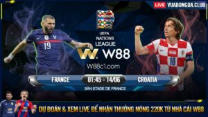 Read more about the article [W88 – MINIGAME] PHÁP – CROATIA | NATIONS LEAGUE | CỨU VỚT DANH DỰ