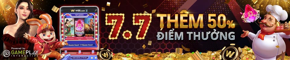 You are currently viewing SIÊU SỰ KIỆN HÈ 7.7 – W88 TẶNG THÊM 50% ĐIỂM THƯỞNG TẠI THẾ GIỚI SLOT GPI