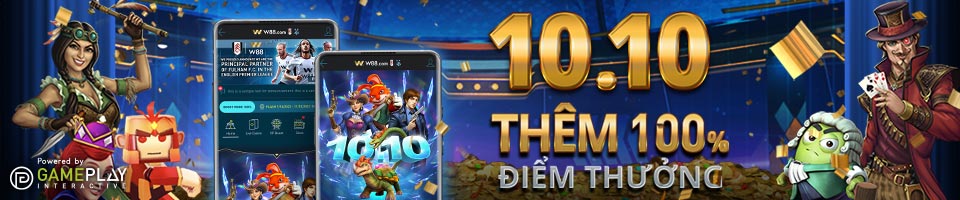 You are currently viewing ĐẠI TIỆC NGÀY ĐÔI 10.10 – THƯỞNG THÊM 100% ĐIỂM THƯỞNG TẠI THẾ GIỚI SLOT GPI W88