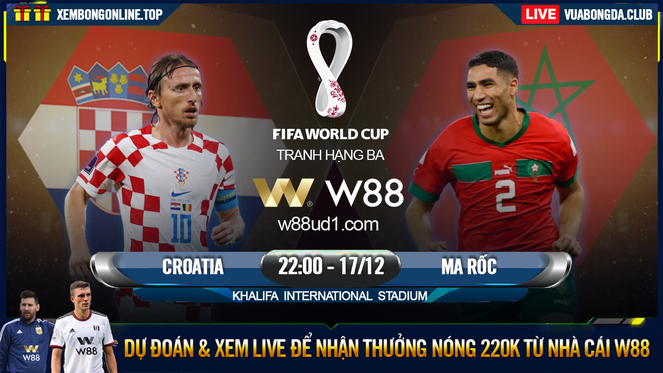 You are currently viewing [W88 – MINIGAME] CROATIA – MA RỐC | WORLD CUP 2022 | NGHÌN LẺ MỘT ĐÊM