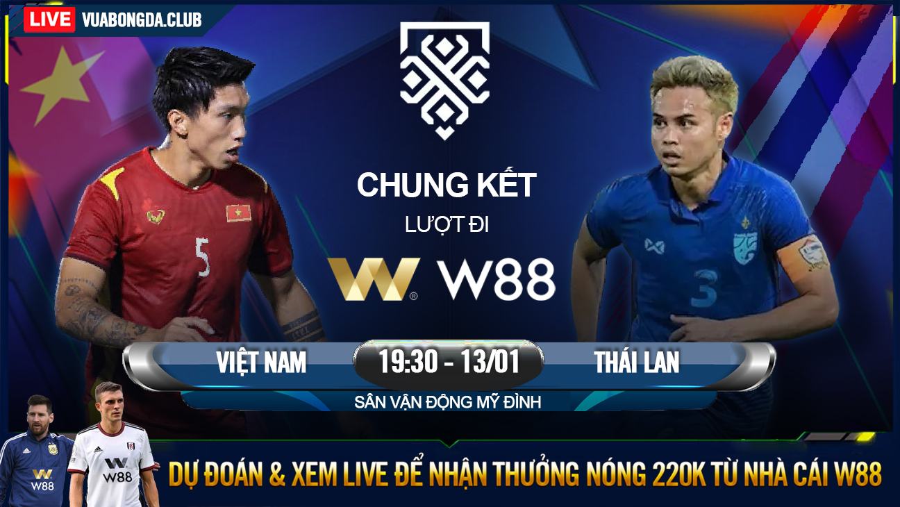 You are currently viewing [W88 – MINIGAME] VIỆT NAM – THÁI LAN | AFF CUP 2022 | GIÀNH LẤY ƯU THẾ