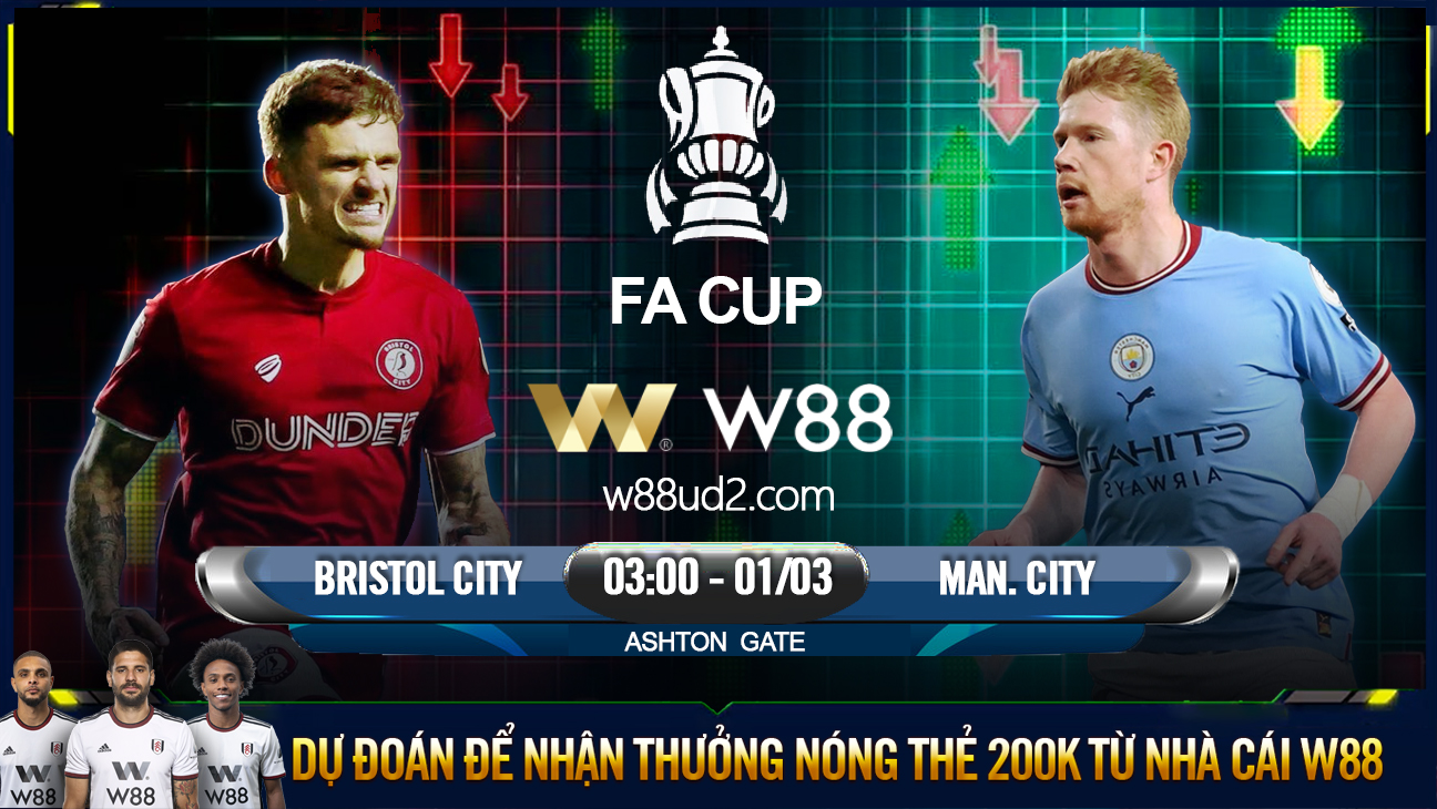 You are currently viewing [W88 – MINIGAME] BRISTOL CITY – MAN. CITY | FA CUP | SỨC MẠNH ÁP ĐẢO