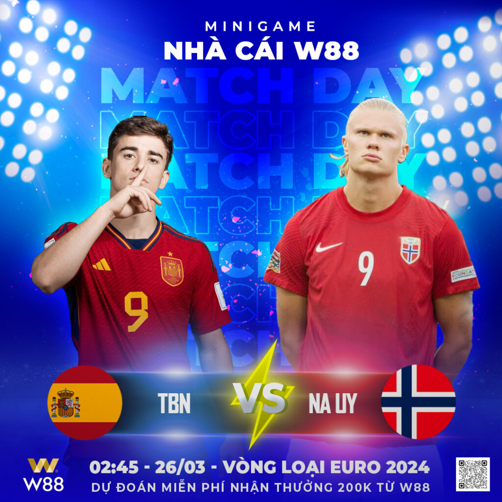 You are currently viewing [W88 – MINIGAME] TÂY BAN NHA – NA UY | VÒNG LOẠI EURO 2024 | NGƯỜI MÁY HAALAND