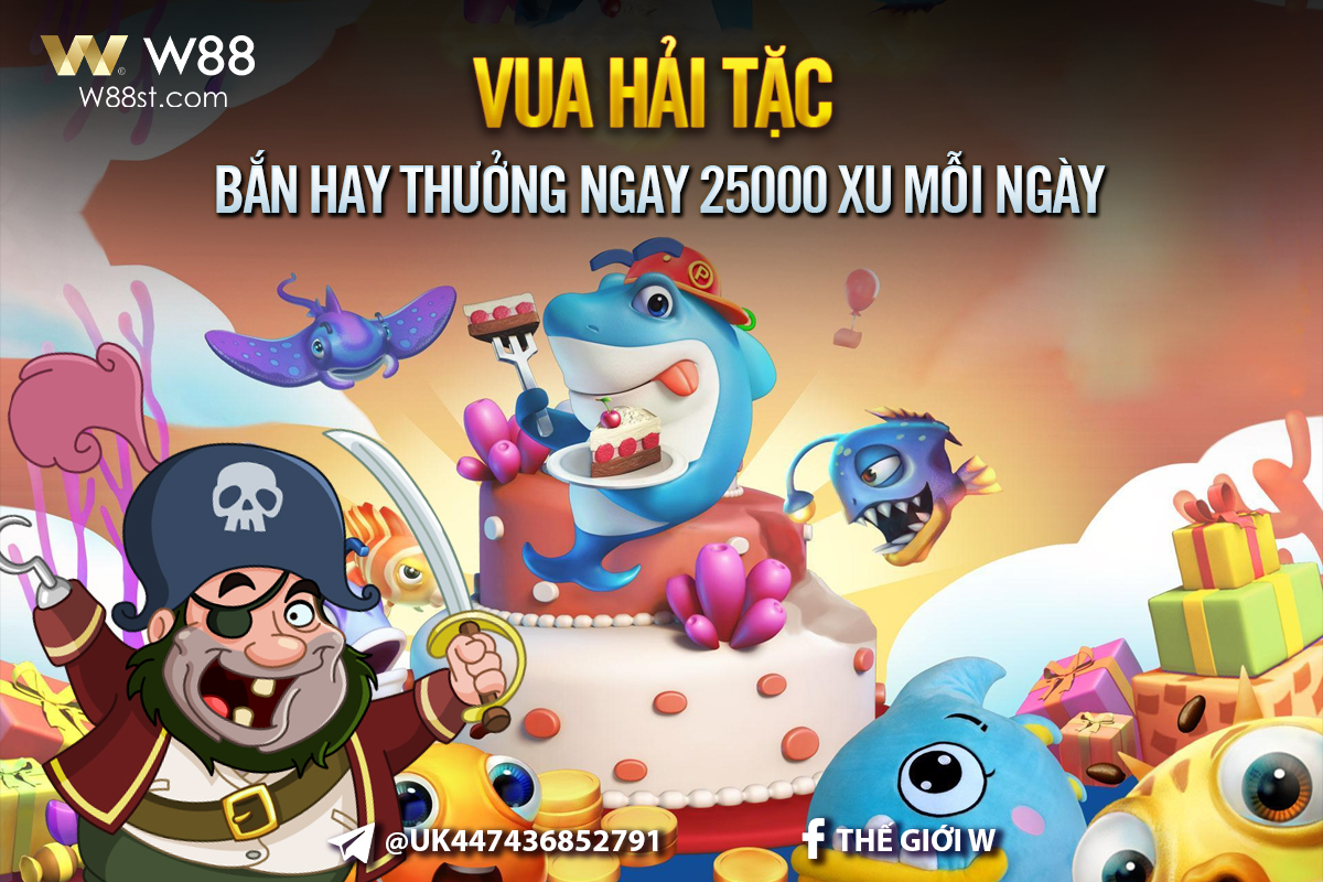 You are currently viewing VUA HẢI TẶC – BẮN HAY, THƯỞNG NGAY 25000 XU MỖI NGÀY