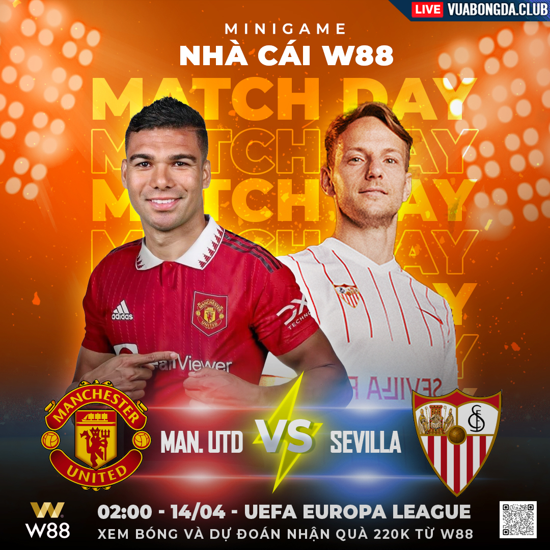 You are currently viewing [W88 – MINIGAME] MAN. UNITED – SEVILLA | EUROPA LEAGUE | NHÀ VUA THẤT THẾ