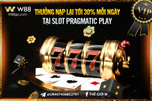 Read more about the article THƯỞNG NẠP LẠI TỚI 30% MỖI NGÀY TẠI SLOT PRAGMATIC PLAY