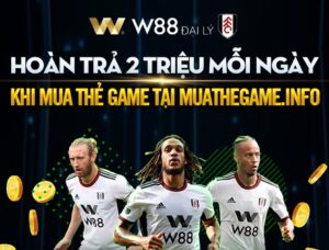 Read more about the article DUY NHẤT THÁNG 06: THÀNH VIÊN W88 NẠP TIỀN THẺ GAME KHÔNG MẤT PHÍ