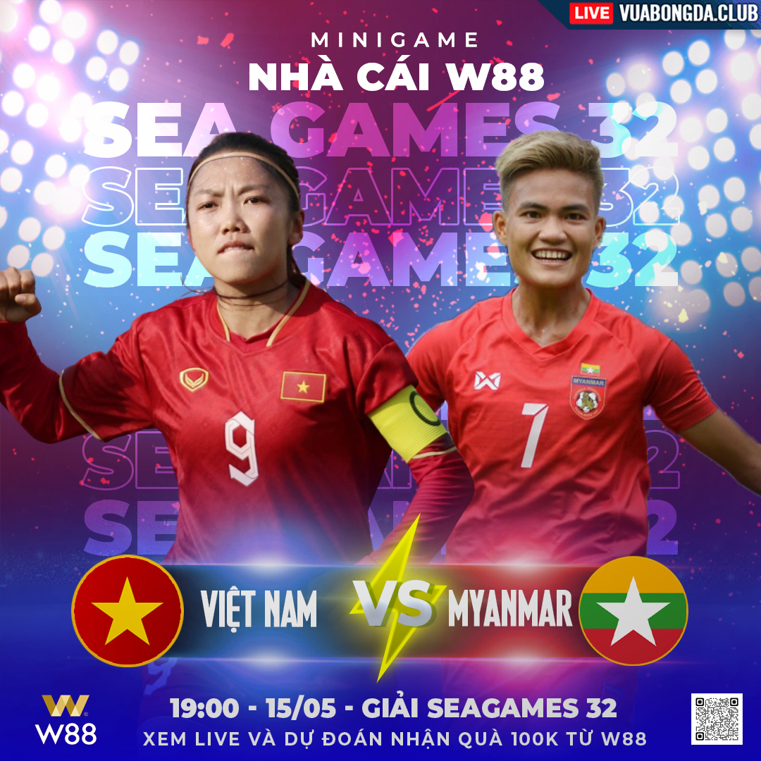 You are currently viewing [W88 – MINIGAME] VIỆT NAM – MYANMAR | CHUNG KẾT BÓNG ĐÁ NỮ SEAGAMES 32 | HY VỌNG LẬP KỶ LỤC