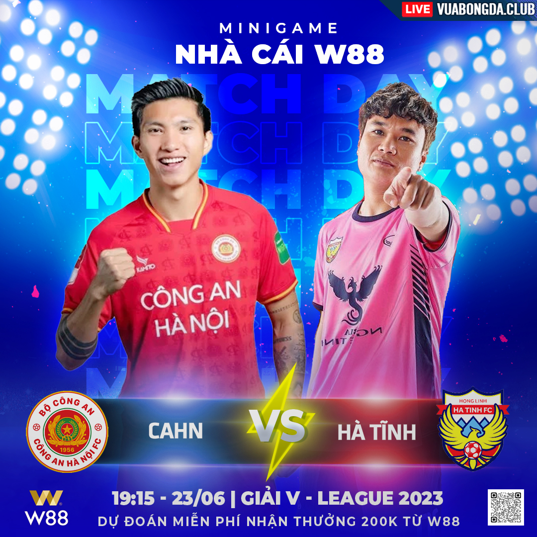 You are currently viewing [W88 – MINIGAME] CÔNG AN HÀ NỘI – HÀ TĨNH | V-LEAGUE 2023 | TÌM LẠI CHIẾN THẮNG