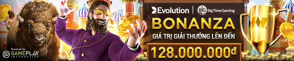 You are currently viewing THAM GIA VÒNG QUAY MEGA TẠI SLOT BONANZA CƠ HỘI THAM GIA NHẬN TỔNG GIÁ TRỊ GIẢI THƯỞNG LÊN ĐẾN 128,000,000 VND