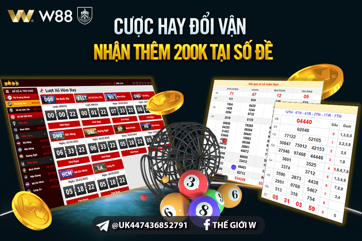 You are currently viewing CƯỢC HAY ĐỔI VẬN – NHẬN THÊM 200K TẠI SỐ ĐỀ