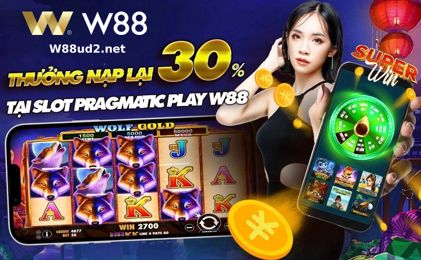 You are currently viewing THƯỞNG NẠP LẠI TỚI 30% MỖI NGÀY TẠI SLOT PRAGMATIC PLAY