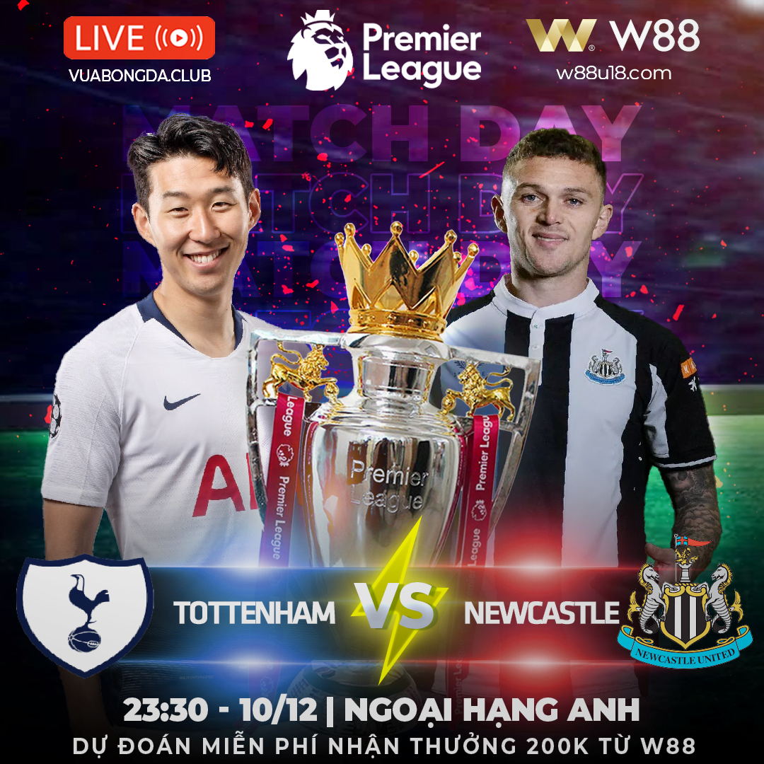 You are currently viewing [W88 – MINIGAME] TOTTENHAM – NEWCASTLE | NGOẠI HẠNG ANH | BAY MÀU HIỆN TƯỢNG