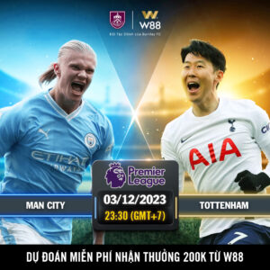 Read more about the article [W88 – MINIGAME] MAN. CITY – TOTTENHAM | NGOẠI HẠNG ANH | CHÌM SÂU TRONG KHỦNG HOẢNG