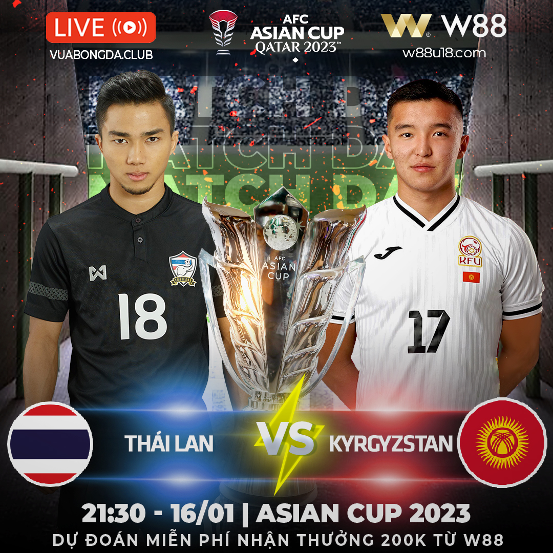 You are currently viewing [W88 – MINIGAME] THÁI LAN VS KYRGYZSTAN| ASIAN CUP| CHỜ ĐỢI KỲ TÍCH