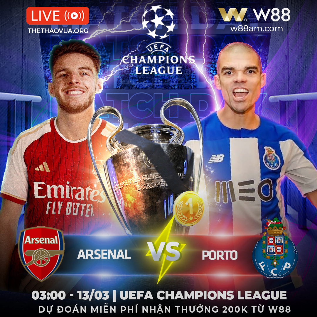 You are currently viewing [W88 – MINIGAME] NGOẠI HẠNG ANH | ARSENAL – PORTO | CHỜ MÀN LẬT NGƯỢC NGOẠN MỤC