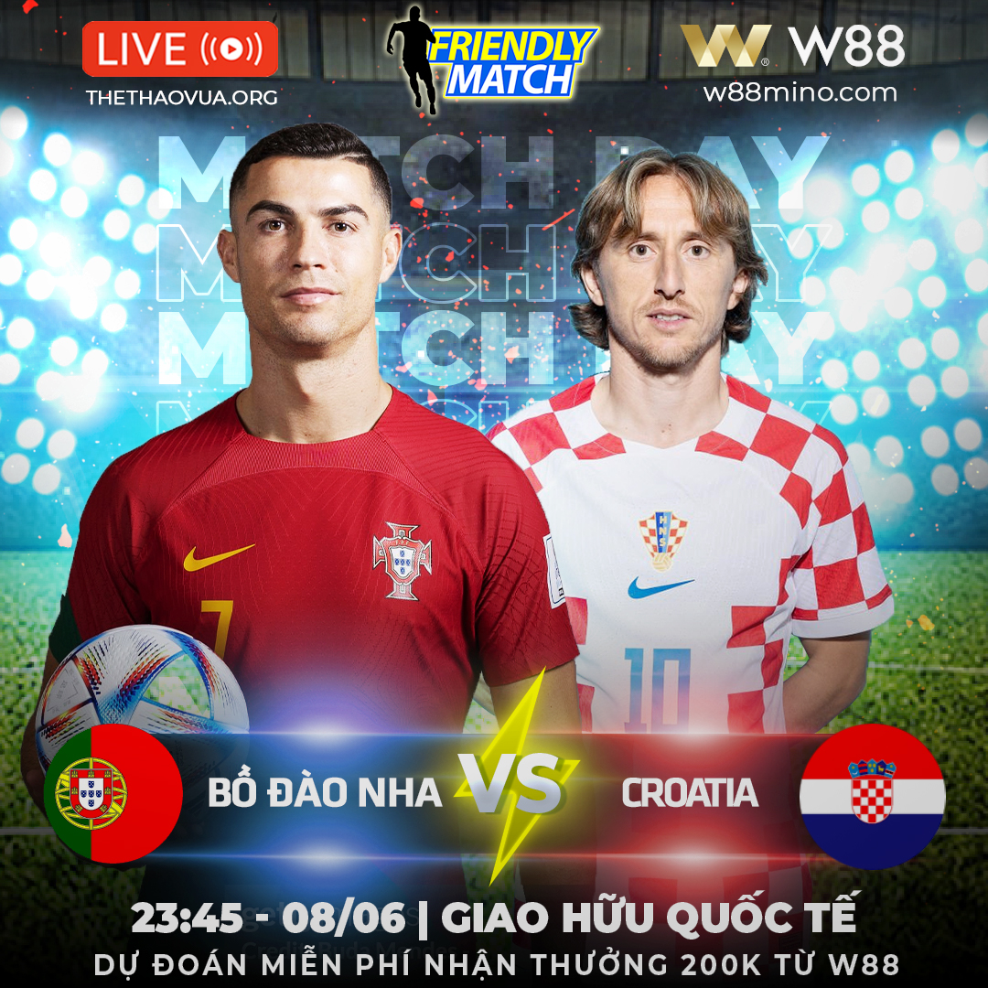 You are currently viewing [W88 – MINIGAME] | BỒ ĐÀO NHA – CROATIA