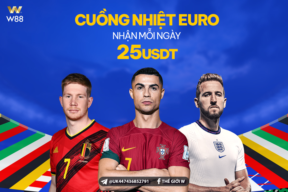 You are currently viewing CUỒNG NHIỆT EURO 2024 NHẬN 25 USDT MỖI NGÀY