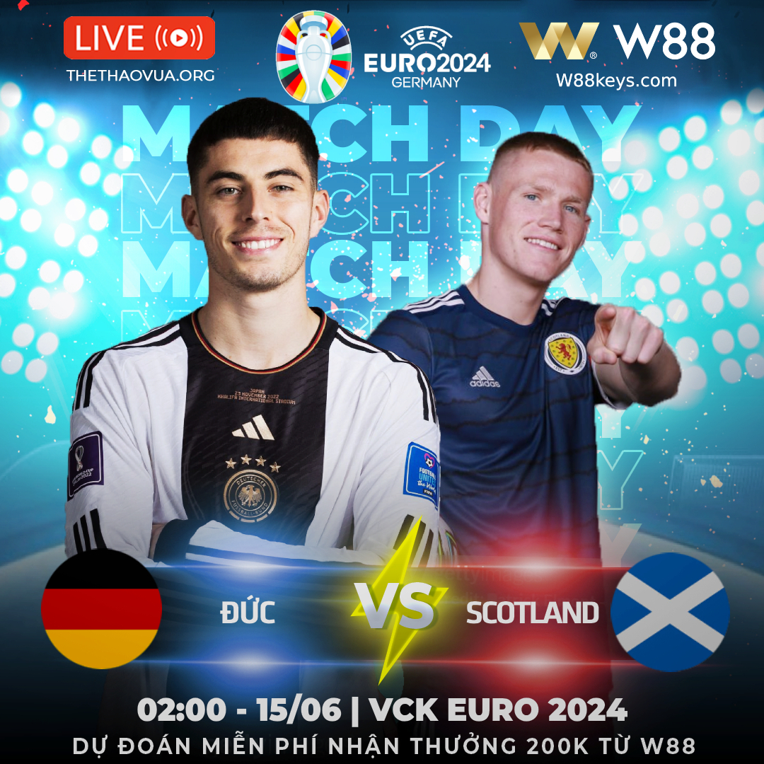 You are currently viewing [W88 – MINIGAME] | ĐỨC – SCOTLAND | 02H00, 15/06 | ĐẠI BÁC KHAI MÀN