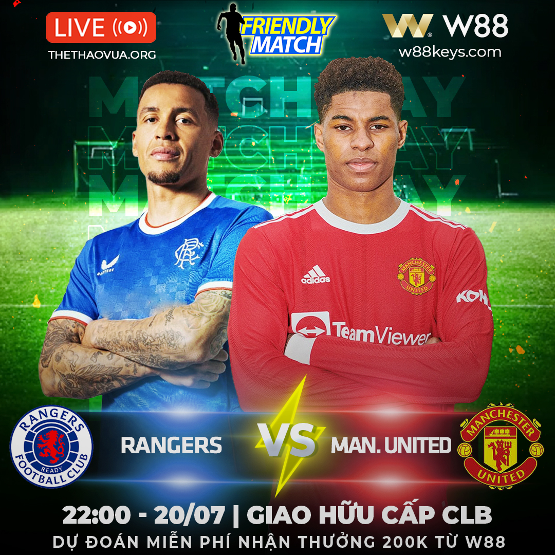 You are currently viewing [W88 – MINIGAME] | RANGERS – MAN.UNITED |  QUỶ ĐỎ LÊN NGÔI