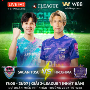 Read more about the article [W88 – MINIGAME] | SAGAN TOSU – HIROSHIMA |  KHẢI HOÀN